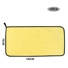 Load image into Gallery viewer, Dokidoge Cotton towels Super Absorbent Microfiber Dog Towel for Small Medium Large Dogs and Cat, Yellow & Grey