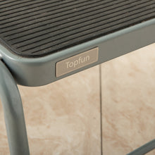 Load image into Gallery viewer, Topfun New Step Stool Portable Lightweight  Steel Step Ladder