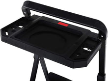 Load image into Gallery viewer, Topfun Folding 2 Step Ladder, Safety Lock Design, Sturdy Steel Ladder with Convenient Handgrip and Anti-Slip Wide Pedal, 300lbs Capacity, Portable Foldable Step Stool (3-Step with Tool Platform)