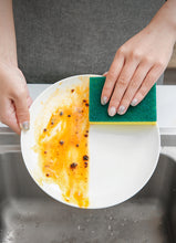 Load image into Gallery viewer, Sinkich Compressed Cellulose Kitchen Sponges  4Pack,Non-Scratch Biodegradable Natural Sponge Scrub for Dishes Cleaning