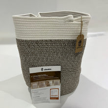 Load image into Gallery viewer, Sikobin Tall Laundry Basket Woven Jute Rope Dirty Clothes Basket Rope Basket Blanket for Living Room Modern Laundry Basket