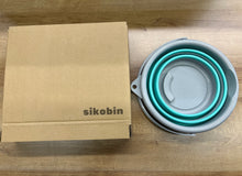 Load image into Gallery viewer, Sikobin Collapsible Bucket, Cleaning Bucket Mop Bucket Foldable Foldable Portable 10 Liter 2.6 Gallon (about 7.6 Liter) Small Plastic Water Supplies for Outdoor Garden Camping Fishing Car Wash Save Space