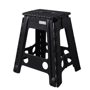 Topfun New  Plastic Lightweight Folding Step Stool 18in