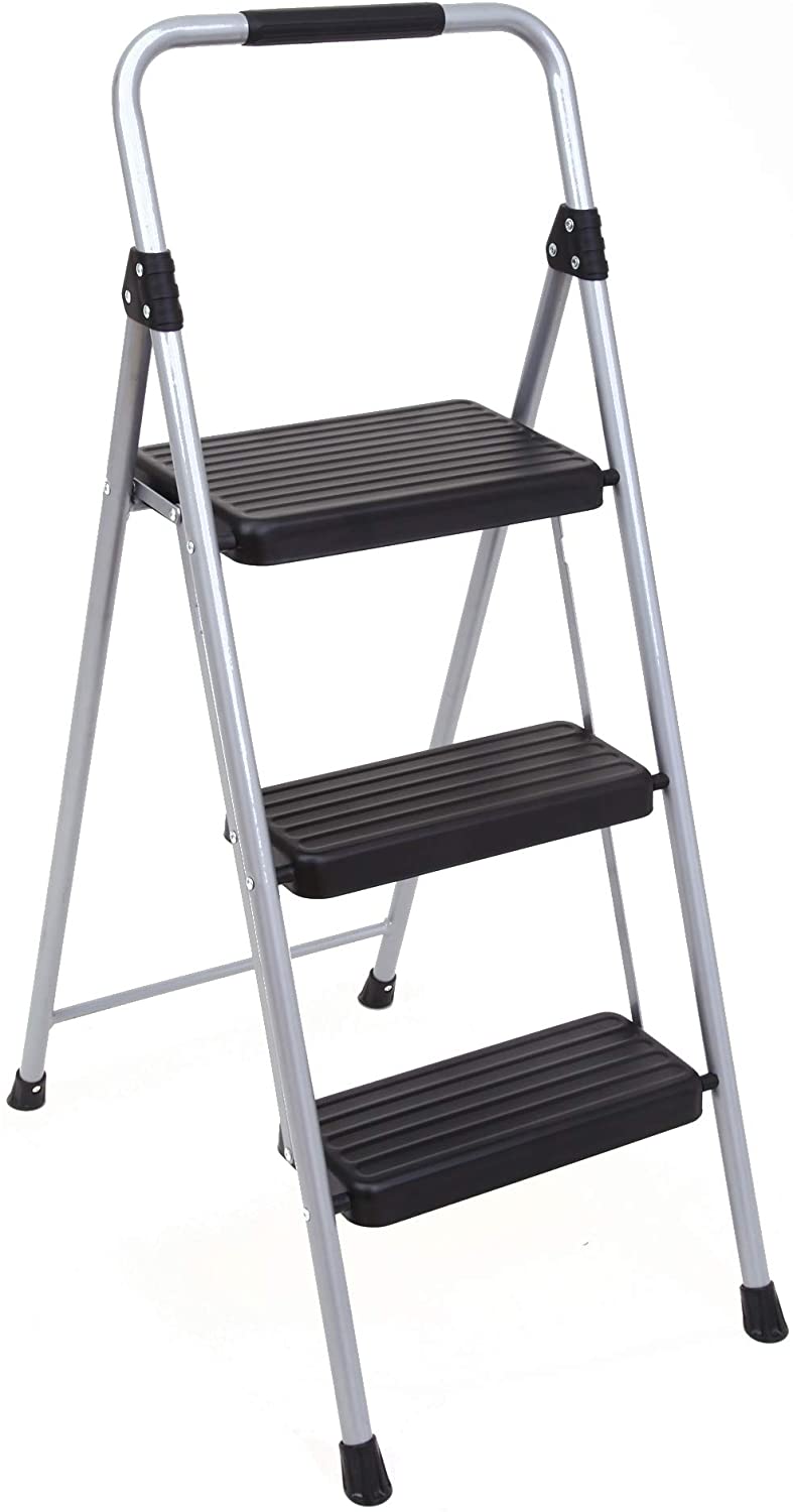 Wide platform step discount stool