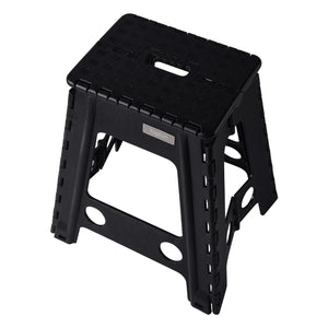 Topfun New  Plastic Lightweight Folding Step Stool 18in