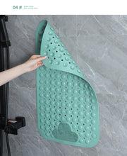 Load image into Gallery viewer, Sikobin Shower mat Non-slip bathtub mat Shower bath mat with shower mat and drain hole
